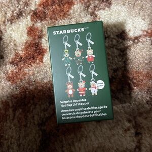 New Starbucks Mystery Surprise Bearista Bear Keychain Hot Cup
Lid Stopper